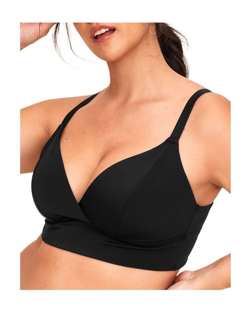 Nina Women's Plus-Size Swimwear Bra Top Black $31.32 Swimsuits