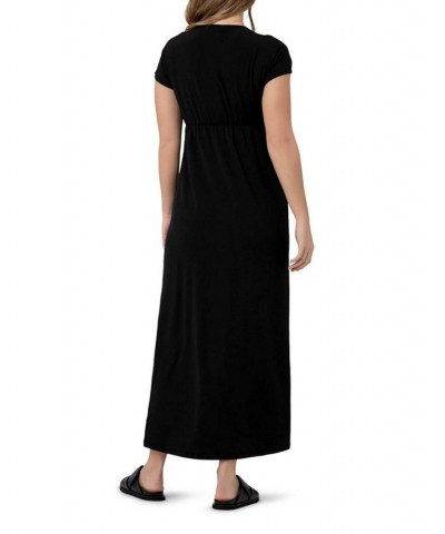 Misha Nursing Maxi Dress Black $47.73 Dresses