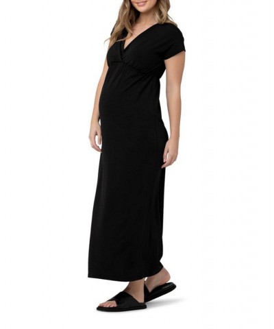 Misha Nursing Maxi Dress Black $47.73 Dresses