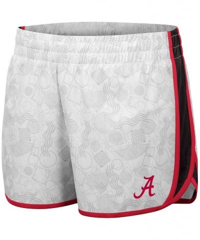 Women's White Black Alabama Crimson Tide The Plastics Geo Print Shorts White, Black $22.67 Shorts