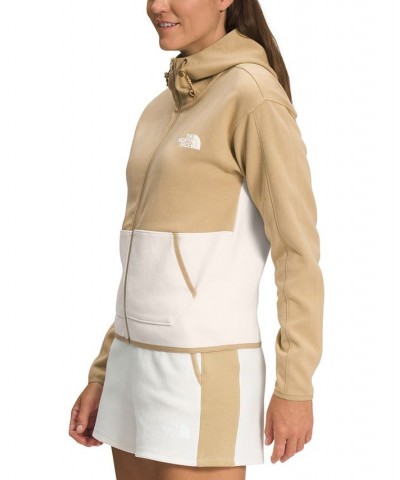 Women's TNF™ Tech Full-Zip Long Sleeve Hoodie Tan/Beige $37.00 Sweatshirts