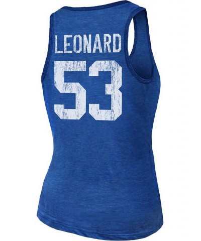 Women's Heathered Royal Indianapolis Colts Name Number Tri-Blend Tank Top Heathered Royal $22.50 Tops