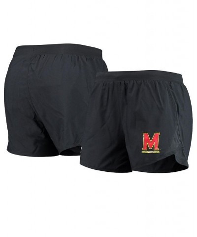 Women's Black Maryland Terrapins Fly By Run 2.0 Performance Shorts Black $26.68 Shorts