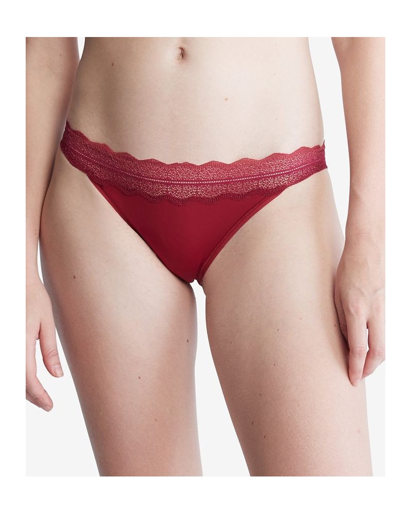 Women's Lace Trim Bikini Underwear QD3838 Red Carpet $9.88 Panty