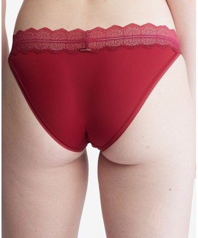 Women's Lace Trim Bikini Underwear QD3838 Red Carpet $9.88 Panty