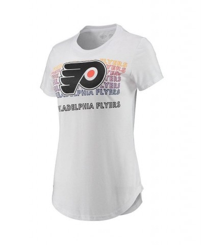 Women's White Charcoal Philadelphia Flyers Sonata T-shirt and Leggings Set White, Charcoal $33.14 Pajama