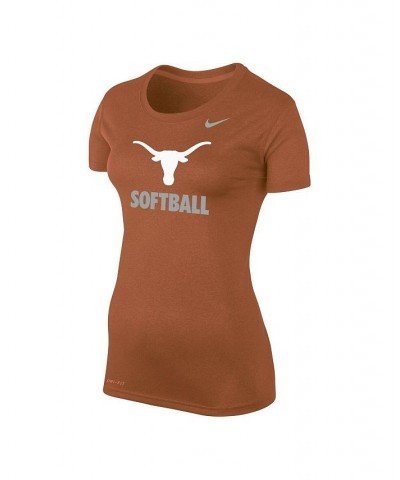 Women's Texas Orange Texas Longhorns Softball Performance T-shirt Orange $22.50 Tops