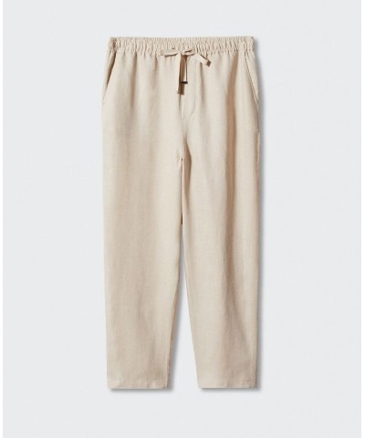 Women's Linen Pants Gray $38.49 Pants