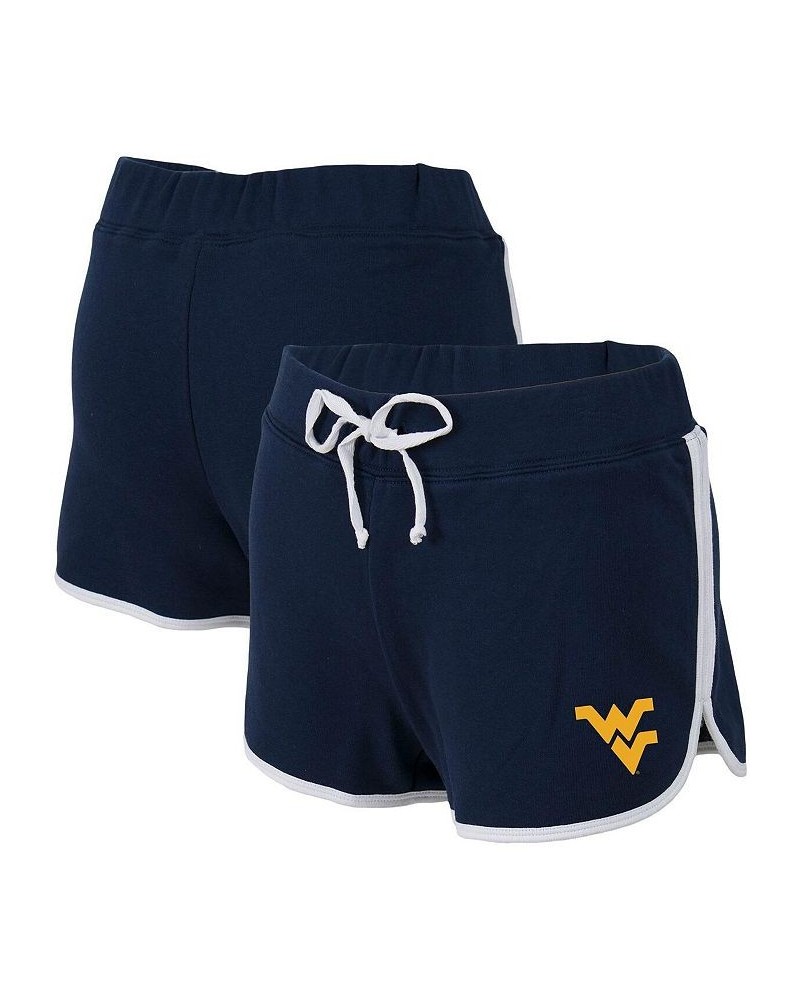 Women's Navy West Virginia Mountaineers Relay French Terry Shorts Navy $18.90 Shorts