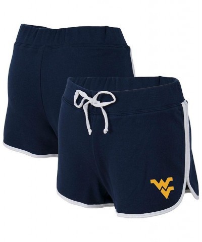 Women's Navy West Virginia Mountaineers Relay French Terry Shorts Navy $18.90 Shorts