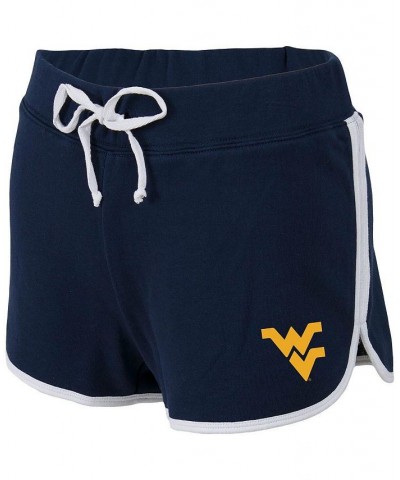 Women's Navy West Virginia Mountaineers Relay French Terry Shorts Navy $18.90 Shorts