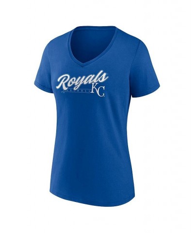 Women's Branded Royal Kansas City Royals One and Only V-Neck T-shirt Royal $19.75 Tops