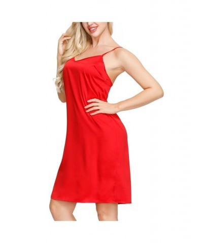 Women's Chemise Lingerie 35" HPS Red $20.16 Sleepwear