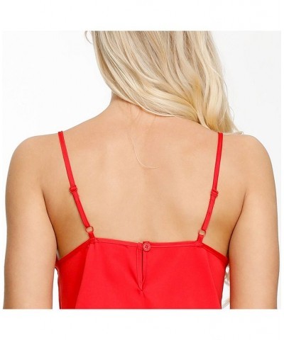 Women's Chemise Lingerie 35" HPS Red $20.16 Sleepwear