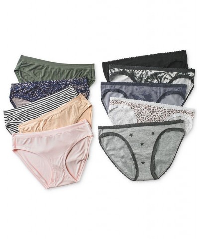 Women’s Lace Trim Bikini Underwear Pink Leo $8.63 Panty