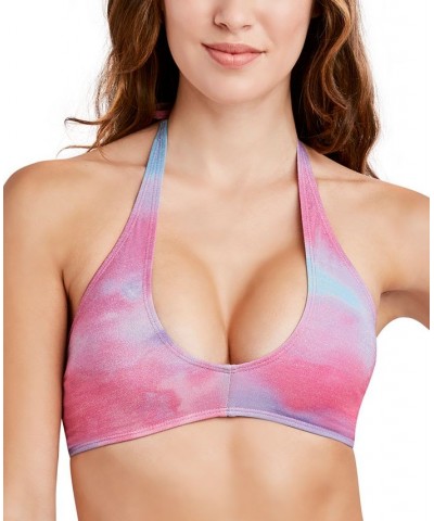 Cloud Nine Convertible Bikini Top & Bottoms Pink & Blue Cloud $41.82 Swimsuits