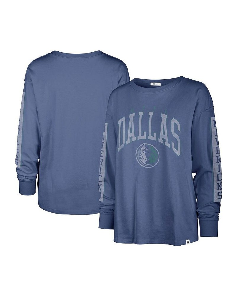 Women's Blue Dallas Mavericks City Edition SOA Long Sleeve T-shirt Blue $26.65 Tops