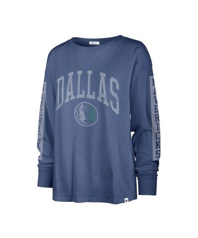 Women's Blue Dallas Mavericks City Edition SOA Long Sleeve T-shirt Blue $26.65 Tops