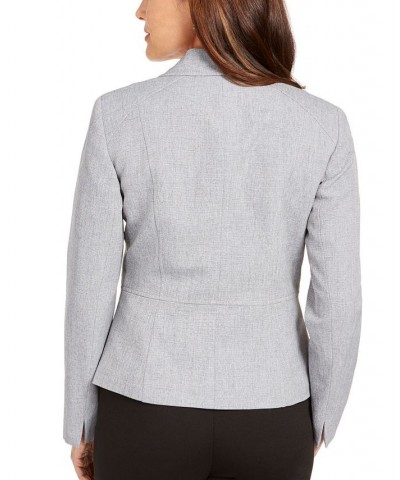 Two-Button Blazer Regular & Petite Sizes Grey/Black $28.91 Jackets