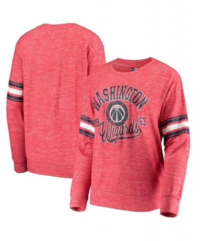Women's by New Era Red Washington Wizards Space Dye Pullover Sweatshirt Red $29.90 Sweatshirts