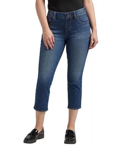 Women's Maya Mid Rise Capri Jeans Night Blue $34.44 Jeans