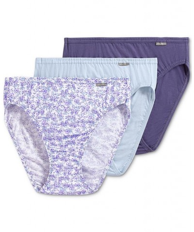 Elance French Cut 3 Pack Underwear 1485 1487 Extended Sizes Light Raspberry/prestigious Stripe/sweet Orchid $12.47 Panty