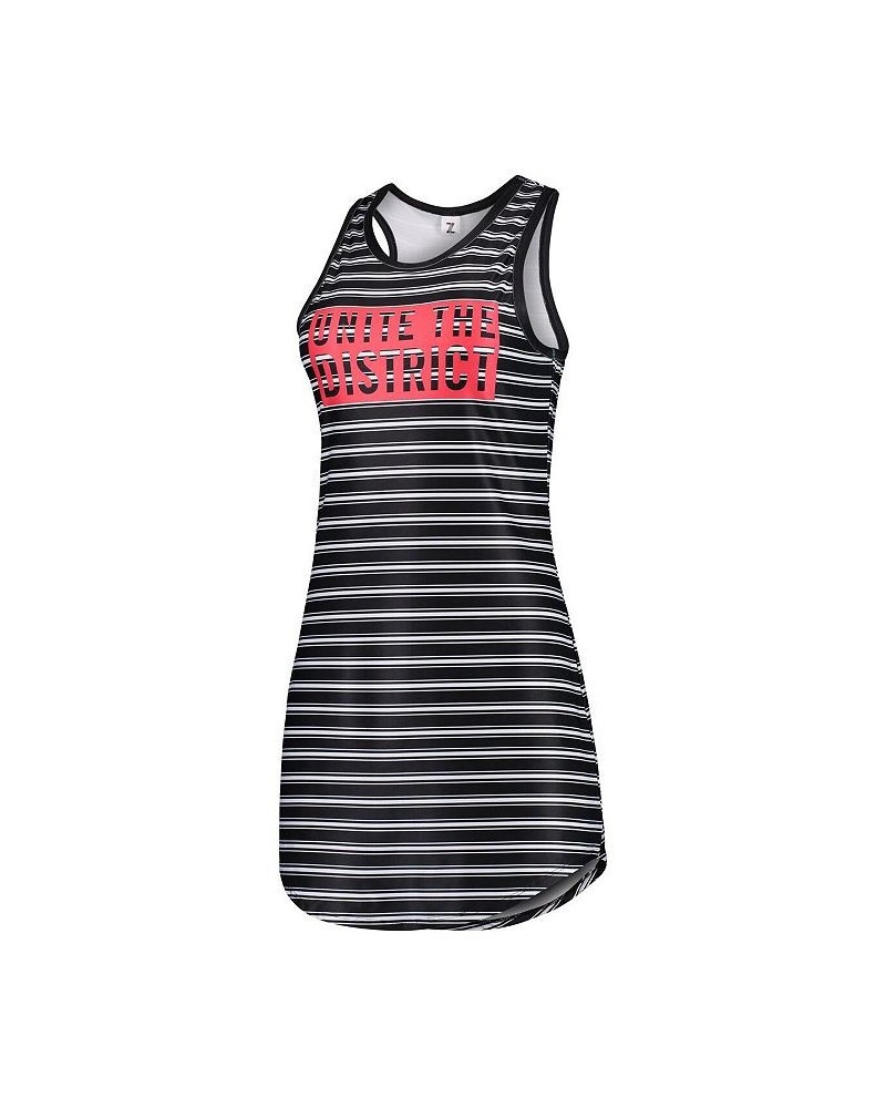Women's Black D.C. United Striped Tank Dress Black $23.04 Dresses
